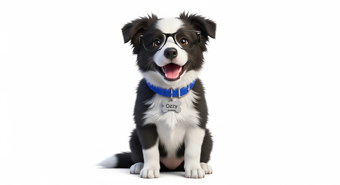 Ozzy the Border Collie AI Executive Assistant